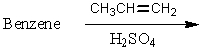 Which of the following reactions would yield isopropylbenzene as the major product? A)    B)    C)    D)    E)  All of these