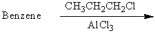 Which of the following reactions would yield isopropylbenzene as the major product? A)    B)    C)    D)    E)  All of these