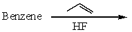 Which of the following reactions would produce cumene? A)    B)    C)    D)    E)  All of these