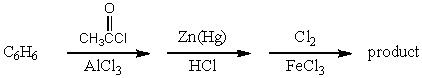 How might the following synthesis be carried out:   A)    B)    C)    D)    E)  None of these syntheses is satisfactory.