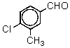 Which is the proper name for the structure shown?   A)  2-Chloro-5-aldehydotoluene B)  6-Chloro-3-aldehydotoluene C)  2-Methyl-4-aldehydochlorobenzene D)  4-Chloro-3-methylbenzaldehyde E)  4-Methyl-5-chloro-2-benzaldehyde