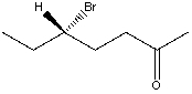 Which is the IUPAC name for the structure shown below?   A)  (R) -5-Bromo-2-heptanal B)  (S) -5-Bromo-2-heptanal C)  (R) -5-Bromo-2-heptanone D)  (S) -5-Bromo-2-heptanone E)  (R) -3-Bromopentyl methyl ketone