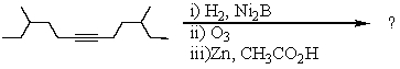 Select the structure of the major product in the following reaction.   A)  4-Methylhexanal B)  4-Methyl-1-hexanol C)  3-Methylhexanal D)  4,10-Dimethyldodecane-6,7-dione E)  4,10-Dimethyldodecane-6,7-diol