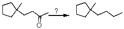 The following reduction can be carried out with which reagent(s) ?   A)  Zn(Hg) ,HCl B)  i) HSCH<sub>2</sub>CH<sub>2</sub>SH,BF<sub>3</sub> ;ii) Raney Ni (H<sub>2</sub>)  C)  NaBH<sub>4</sub>,CH<sub>3</sub>OH D)  A & B E)  A & C