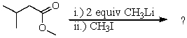 Complete the following reaction sequence,giving details of all significant intermediates.  