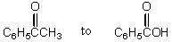 The conversion of   is accomplished by the use of which oxidizing agent? A)  Ag(NH<sub>3</sub>) <sub>2</sub><sup>+</sup> B)  O<sub>3</sub> C)  NaOI (I<sub>2</sub> in NaOH)  D)    E)  Cu<sup>++</sup>