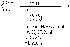 What is the final product of the following reaction sequence? Give structural details of all significant intermediates.  