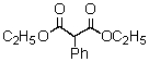 Which of the following would afford the best synthesis of diethyl phenylmalonate,   A)    B)    C)    D)    E)   