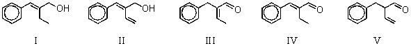  -What is the intermediate B in the synthesis shown above?   A)  I B)  II C)  III D)  IV E)  V