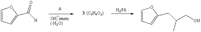   -Consider the synthesis above in answering this question.What is compound A? A)  Butanone B)  Butanal C)  Propanal D)  1-Butanol E)  2-Methylpropanal