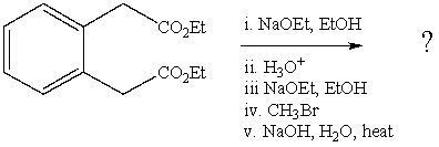 What is the final product of the following reaction sequence? Give structural details of all significant intermediates.  