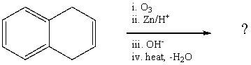 What is the final product of the following reaction sequence? Give structural details of all significant intermediates.  