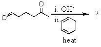 What is the product of the following reaction sequence? Give structural details of all significant intermediates.  