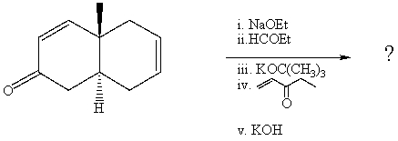 What is the final product of the following reaction sequence? Give structural details of all significant intermediates.  