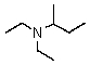 Which is a correct common name for the following substance?   A)  Ethylethylisobutylamine B)  Diethylisobutylamine C)  sec-Butyldiethylamine D)  Ethylethyl-sec-butylamine E)  2-Diethylaminobutane
