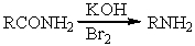Which is not an intermediate in the Hofmann degradation reaction?   A)  RN=C=O B)    C)    D)    E)   