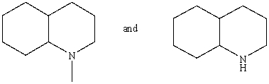 Which reagent would serve as the basis for a simple chemical test that would distinguish between the pair of compounds listed below?   A)  AgNO<sub>3</sub> in H<sub>2</sub>O B)  Dilute NaHCO<sub>3</sub> C)  Dilute NaOH D)  C<sub>6</sub>H<sub>5</sub>SO<sub>2</sub>Cl/OH<sup>-</sup>,then H<sub>3</sub>O<sup>+</sup> E)  Dilute HCl