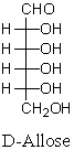 Consider the structures of D-allose below:   Which of the following structures represents L-allose?   A)  I B)  II C)  III D)  IV E)  V