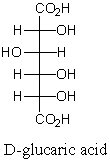  Draw the structure(s)of the  \gamma -lactone(s)that can be formed from D-Glucaric acid.   