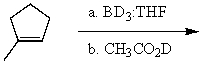 What is the major product for the following reaction?   A)    B)    C)    D)    E)   