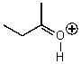  The bond angle for the C-C-O bonds in the following compound would be expected to be approximately:   A) 60<sup> \circ </sup> B) 90<sup> \circ </sup> C) 105<sup> \circ </sup> D) 109<sup> \circ </sup> E) 120<sup> \circ </sup> 