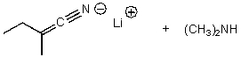 What is/are the product(s) of the following acid-base mechanism?   A)    B)    C)    D)    E) None of these choices.