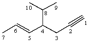 Hydrogen atom(s) from which position(s) is (are) most likely to be abstracted when the following substance is treated with NaH?   A) 1 B) 1,5,6 C) 1,2 D) 3,4,7,8,9,10 E) Hydrogens from all of the positions are equally likely to be abstracted by NaH.