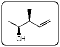 Which staggered Newman projection(s) ,looking down the C-2-C-3 bond (C-2 in front and C-3 in back) ,illustrates the following boxed compound?     A) I,II and V B) II and V C) III and IV D) V only E) None of these choices.