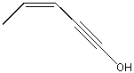 What is the major product formed after treating the following molecule with excess H<sub>2 </sub>in the presence of Pd/C catalyst?   A) cis-3-penten-1-ol B) cis-2-penten-5-ol C) 1-pentanol D) pentane E) none of these choices