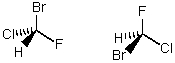 The two compounds shown below are:   A) enantiomers. B) diastereomers. C) constitutional isomers. D) identical. E) different but not isomeric.