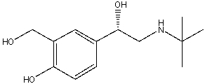 The compound shown below is an isomer of the asthma medication albuterol.Indicate whether the compound is (R)-albuterol or (S)-albuterol?  