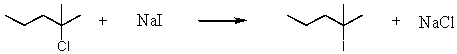 Consider the reaction of 2-chloro-2-methylpentane with sodium iodide.   Assuming no other changes,how would it affect the rate if one simultaneously doubled the concentration of 2-chloro-2-methylpentane and sodium iodide? A) No effect. B) It would double the rate. C) It would triple the rate. D) It would quadruple the rate. E) It would increase the rate five times.