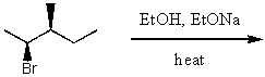 What is the major product for the following reaction?   A)    B)    C)    D)    E)   