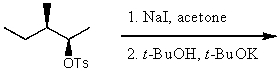 What is the major product for the following reaction?   A)    B)    C)    D)    E)   