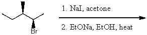 What is the major product for the following reaction?   A)    B)    C)    D)    E)   