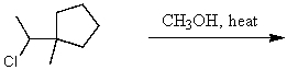 What is the major product of the reaction of the following reaction?   A)    B)    C)    D)    E)   