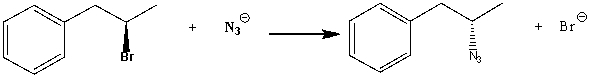 By analyzing the starting material and the product(s) ,the following reaction is an example of what type of mechanism?   A) S<sub>N</sub>1 B) S<sub>N</sub>2 C) E1 D) E2 E) More than one of these choices.