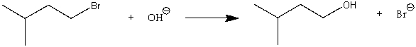 By analyzing the starting material and the product(s) ,the following reaction is an example of what type of mechanism?   A) S<sub>N</sub>1 B) S<sub>N</sub>2 C) E1 D) E2 E) None of these choices.