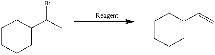 Suggest a reagent to perform the following transformation:   A) NaOH,H<sub>2</sub>O B) NaH,THF C) NaOMe,MeOH D) t-butoxide,t-butanol E) Ethanol