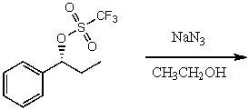 The major product(s) for the following reaction would mainly be dictated by which mechanism?   A) S<sub>N</sub>1 B) S<sub>N</sub>2 C) E1 D) E2 E) None of these choices.