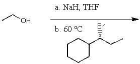 Predict the major product(s) for the following reaction sequence.   A) A mixture of   and   B)    C)    D)    E) A mixture of two of these choices.