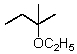 When tert-pentyl chloride undergoes solvolysis in aqueous ethanol at room temperature,there is/are formed: A)    B)    C)    D)    E) All of these choices.
