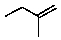 When tert-pentyl chloride undergoes solvolysis in aqueous ethanol at room temperature,there is/are formed: A)    B)    C)    D)    E) All of these choices.