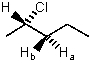 In NMR terminology,protons H<sub>a</sub> and H<sub>b</sub> are said to be:   A) Identical B) Enantiotopic C) Diastereotopic D) Homotopic E) Mesotopic