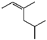 For the following compound how many different signals would you see in the carbon NMR? (Assume that you can see them all.)    A) 4 B) 5 C) 6 D) 7 E) 8