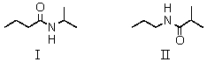 Briefly explain how you might distinguish between the following substances by comparing their <sup>1</sup>H-NMR spectra:  