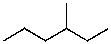 Mono-bromination of the following alkane,   ,(using Br<sub>2</sub> with light) would give?   A) I B) II C) III D) IV E) V