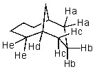 Which hydrogen would be abstracted first when mono-brominating with Br<sub>2</sub> and light?   A) Ha B) Hb C) Hc D) Hd E) He