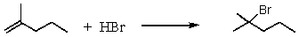Carbocations are NOT intermediates in which one of the following reactions? A)    B)    C)    D)    E) More than one of these choices.