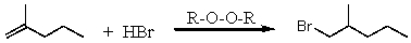 Carbocations are NOT intermediates in which one of the following reactions? A)    B)    C)    D)    E) More than one of these choices.